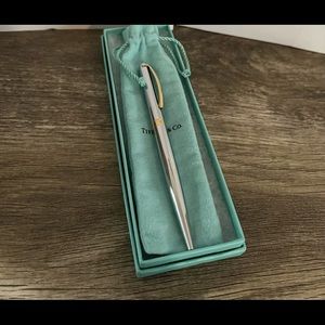 Tiffany & Co sterling silver T clip ballpoint pen